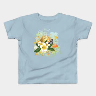 Beach party gold disco ball Kids T-Shirt